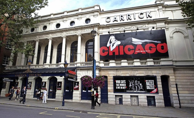 Seit April 1889 wird im Londoner Garrick Theatre Theater gespielt.   | Foto: AFP