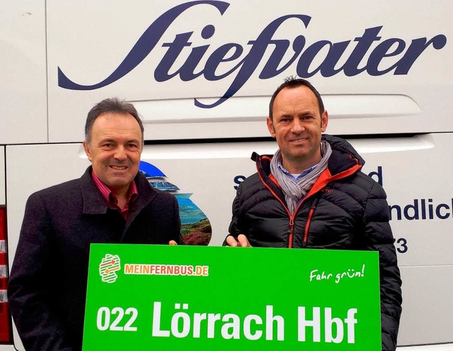 Der Landtagsabgeordnete Josha Frey und...ogisches Reiseangebot von Lrrach aus.  | Foto: BZ