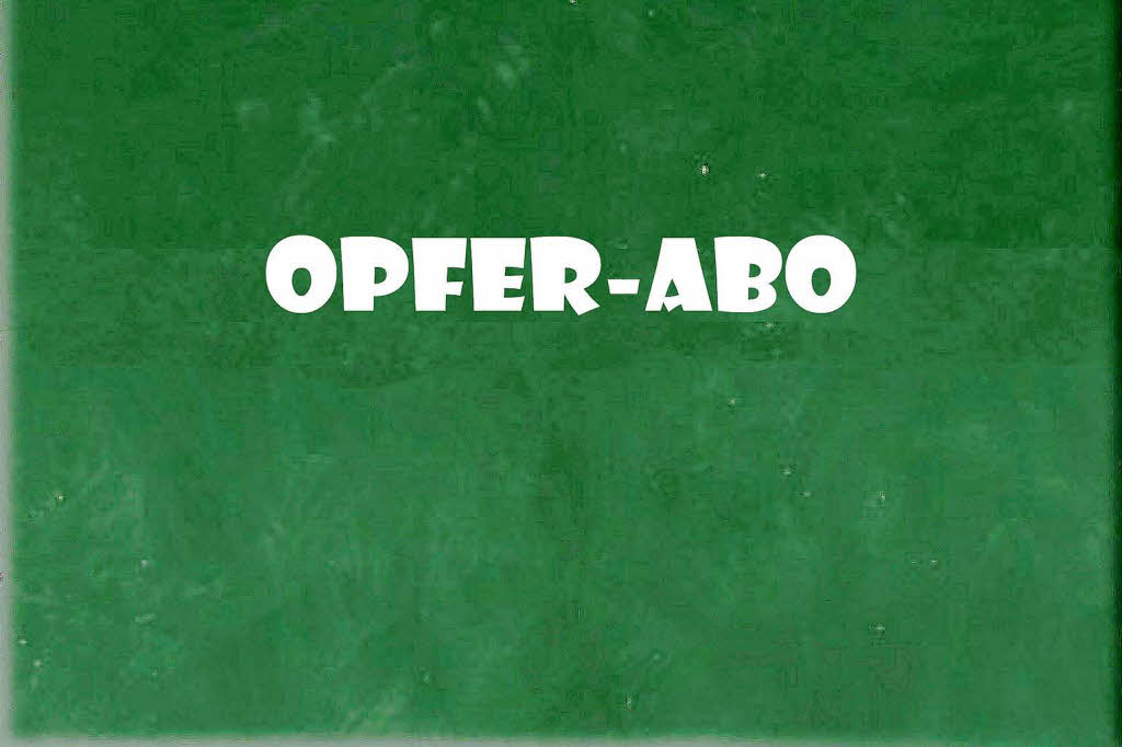 2012 : Opfer-Abo 2012 : Opfer-Abo