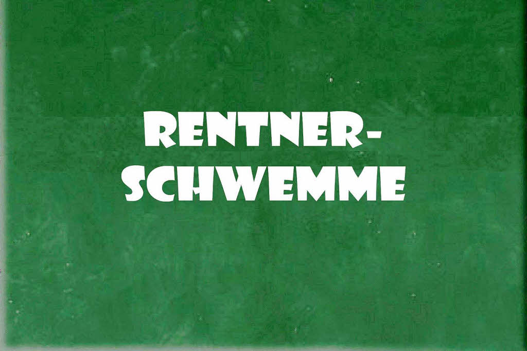 1996 : Rentnerschwemme 1996 : Rentnerschwemme