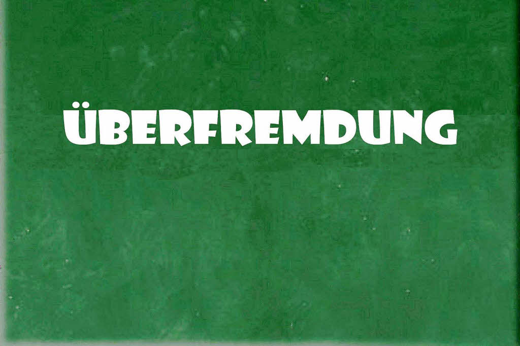 1993 : Überfremdung 1993 : Überfremdung