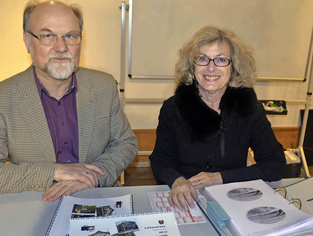 Walter Schwarz und Ingeborg Staab   | Foto: Martina Weber-Kroker