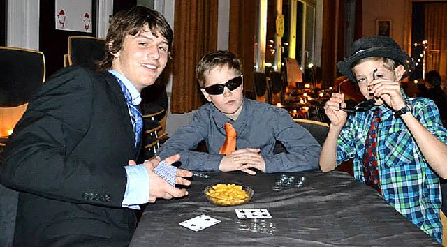 Black Jack, Poker und CO konnte Kinder...sgerichtet von der KJG, ausprobieren.   | Foto: ZVG
