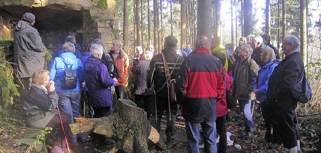 Der Schwarzwaldverein Ettenheim/Herbol...en Felsenpfad im Bleichtal unterwegs.   | Foto: Privat