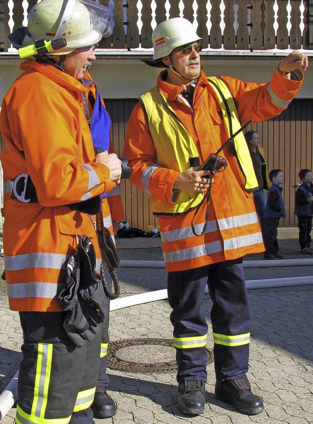Verantwortliche der Feuerwehr St. Peter bekommen mehr Geld fr ihren Aufwand.   | Foto: Monika Rombach