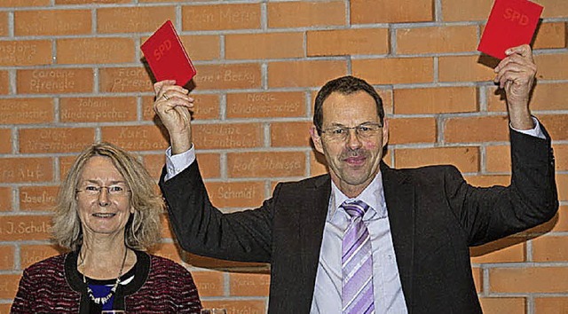 Europaabgeordneten Evelyne Gebhardt und Christoph Bayer   | Foto: Privat