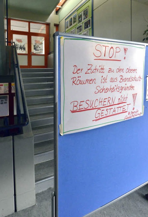 Aus Brandschutzgrnden kann das &#8222...nur noch eingeschrnkt genutzt werden.  | Foto: Michael Bamberger
