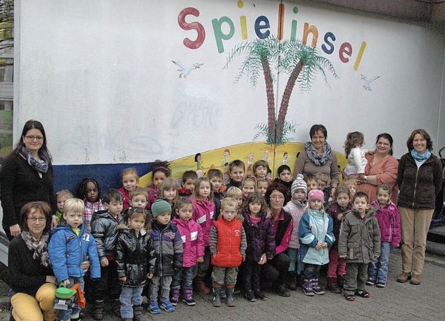 Die Kinder der &#8222;Spielinsel&#8220...spielen sie in einem Interimsgebude.   | Foto: Stadt Waldkirch