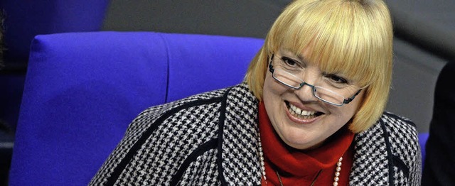 Claudia Roth (Grne), Vizeprsidentin ...,  leitet die Sitzung zur Karenzzeit.   | Foto: DPA