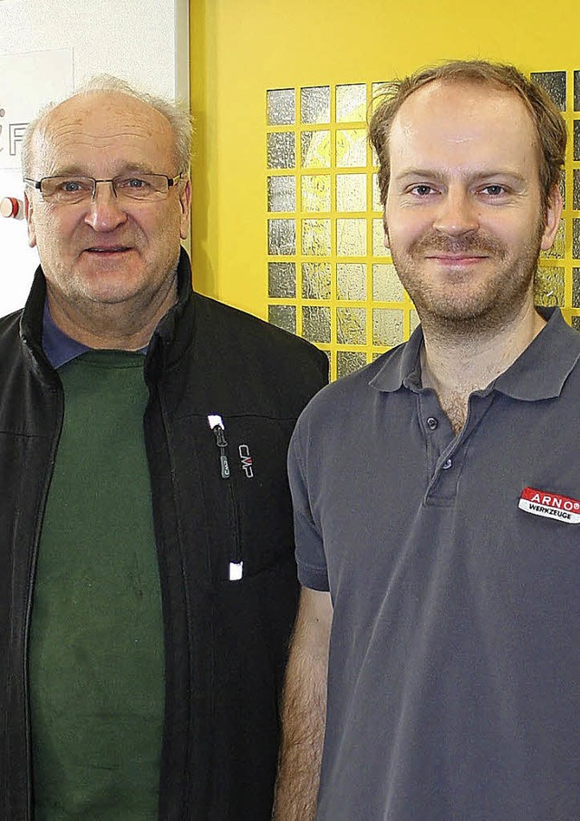 Vater und Sohn: Heinrich (links) und Daniel Jehle  | Foto: Karin Kaiser