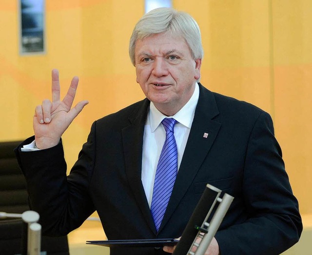 Der neue, alte Ministerprsident Hessens: Volker Bouffier  | Foto: dpa