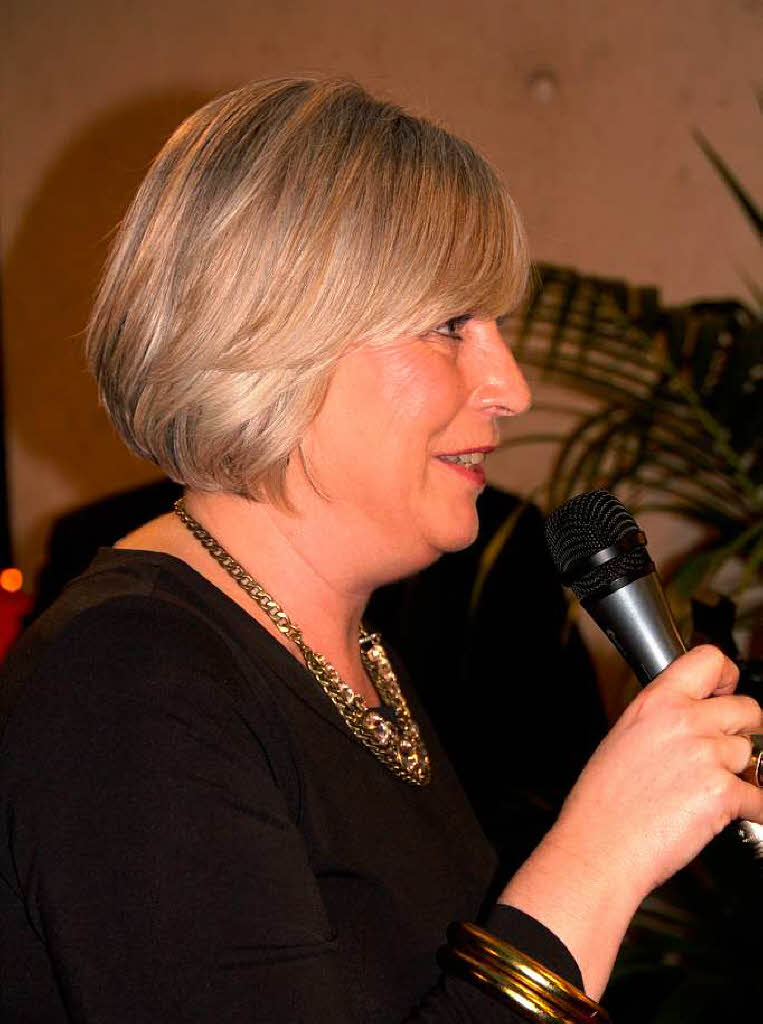 Moderatorin Kerstin Osygus.