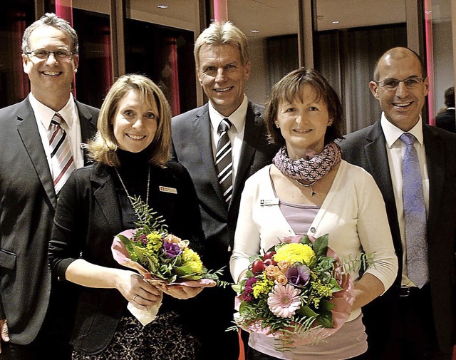 Der Direktor des Vermgens-Management-...er, Karola Dorer, Siegfried Ritschel.   | Foto: ZVG