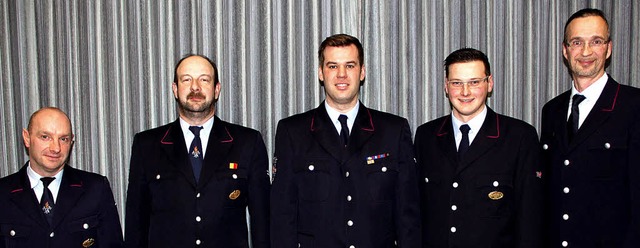 Generationswechsel bei der Feuerwehrab...g und Gesamtkommandant Reiner Graupe.   | Foto: Privat