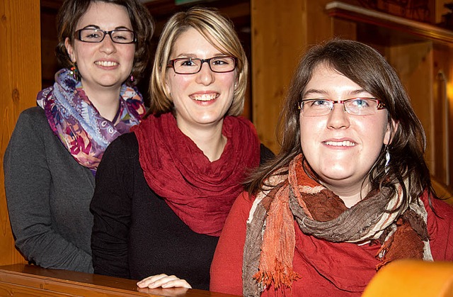 Neu im Vorstandsteam (von links): Kass...er und Schriftfhrerin Andrea Buntru.   | Foto: Seifried