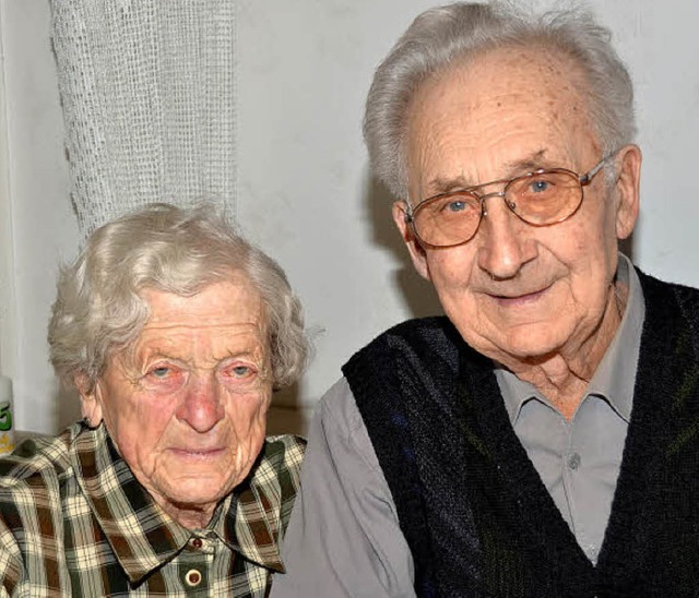 Knigschaffhausen. Feiern Diamantene Hochzeit Thekla und Hermann Bury.  | Foto: Roland Vitt