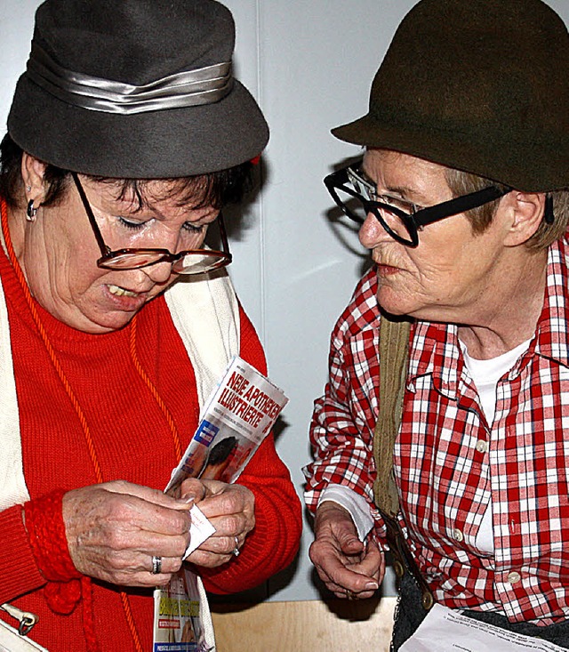 Hatten beim Arztbesuch die Lacher auf ihrer Seite:   Maria und Rudolf Faschian   | Foto: Andreas Bhm