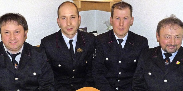 Neue Fhrungsspitze: Die Feuerwehr Seg...an Biehler (links) und Werner Biehler.  | Foto: Sigrid schneider