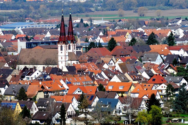 Die katholische Kirche in Kenzingen  | Foto: Siegried Gollrad