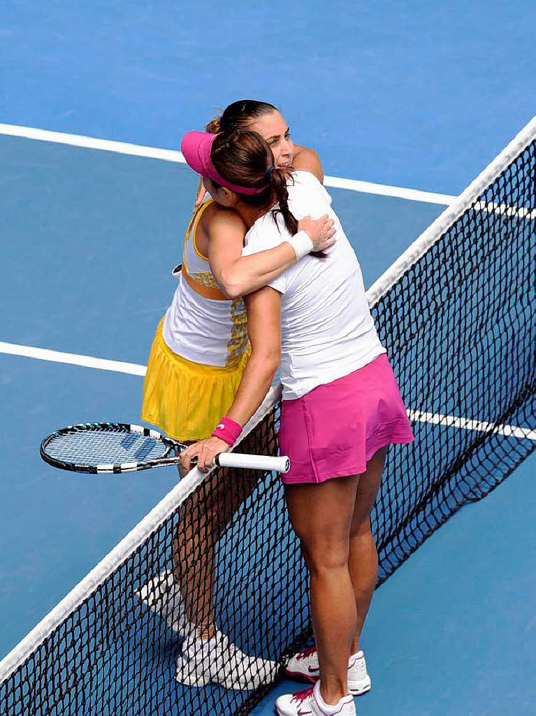 Li Na und Flavia Pennetta