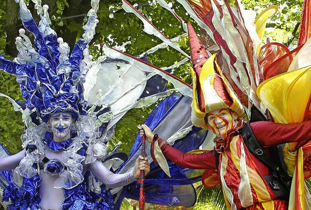 Auch so eine Sternschnuppe: Kinderfestival im Stadtpark   | Foto: BZ