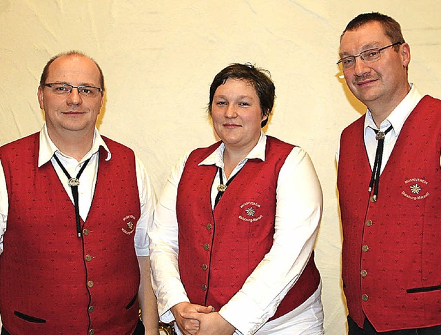 Rolf Dreher (l.) fhrt knftig den Mus...Verein sechs Jahre lang gefhrt hatte.  | Foto: Rolf-Dieter Kanmacher