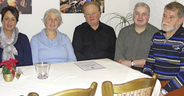 Geehrt wurden beim Skiclub (von links)...le, Matthias Laubis  und Heinz Knig.   | Foto: Tina Httich