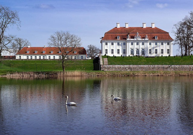 Sptbarocker Glanz: das Schloss Meseberg unweit von Berlin  | Foto: dpa