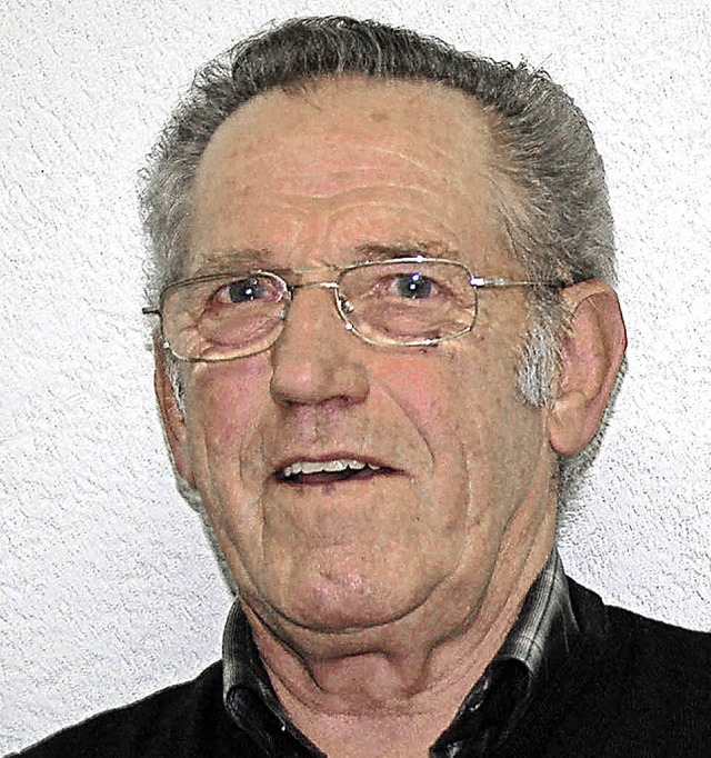 Franz Gebhard ist seit 60 Jahren Mitglied.   | Foto: Grttinger