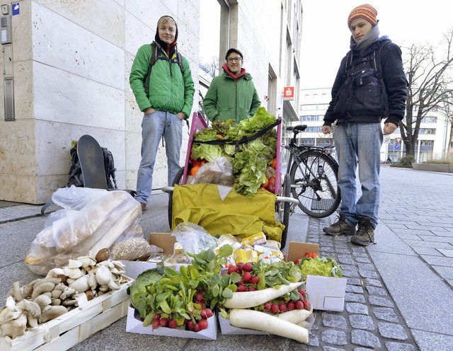 Ausbeute des Samstags: Sebastian Hemma...Mller und Lorenz Schramm (von links)   | Foto: Michael Bamberger