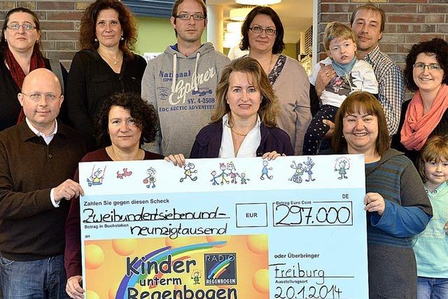 Spendenmarathon bringt 297 000 Euro für Kinder