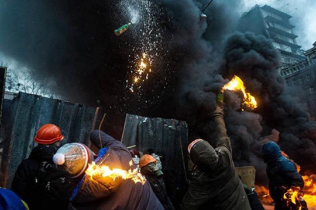 Tödliche Krawalle in Kiew