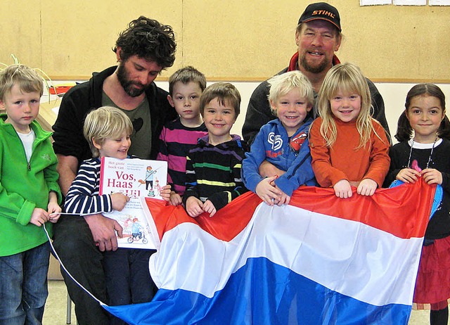 Mit Holland begannen in der Kinderinse...#8222;Andere Lnder, andere Sprachen.   | Foto: Tina Httich