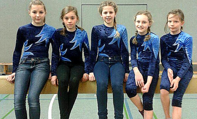 Die jungen Turnerinnen des Kreisgymnasium Neuenburg   | Foto: privat