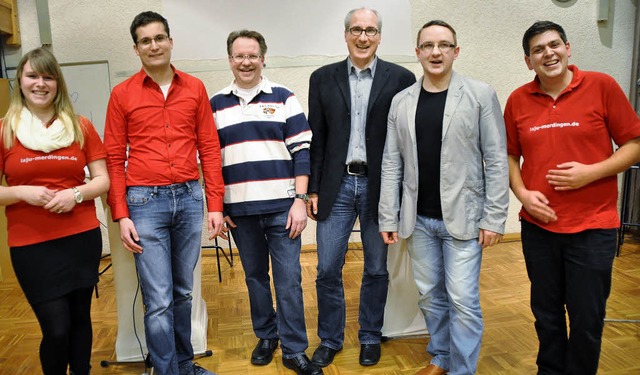 Locker und gut gelaunt gaben sich die ...d Dominik Schopp (rechts) moderierten.  | Foto: julius steckmeister