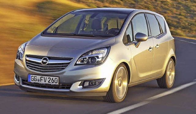 Aufgefrischt hat Opel seinen Meriva <ppp></ppp>  | Foto: Opel