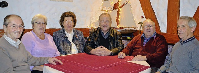 Der neue Vorstand der Herbolzheimer Se...mieder, Hermann Tritschler, Kurt Kapp.  | Foto: Jrg Schimanski