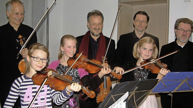 ben mit den Stars: Die Nachwuchstalen...hmten Berliner Philharmoniker machen.   | Foto: Roswitha Frey