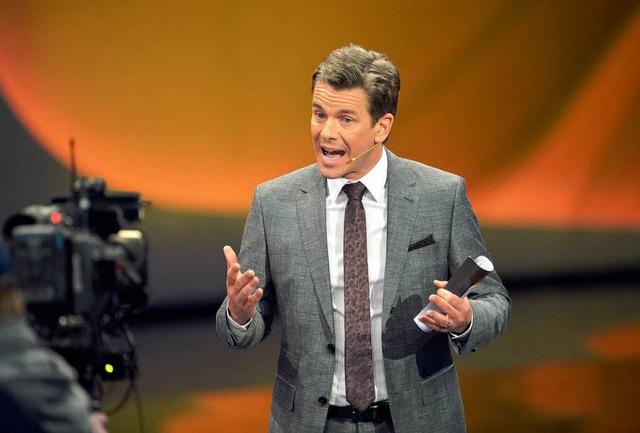 Markus Lanz und &#8222;Wetten, dass......ten am Samstag einen Quoten-Tiefpunkt.  | Foto: dpa