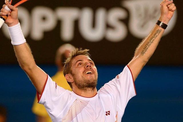 Wawrinka gewinnt berraschend Australian Open