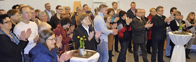 Zahlreiche Menschen  waren zum Wintersweiler  Brgertreff gekommen.   | Foto: Schopferer