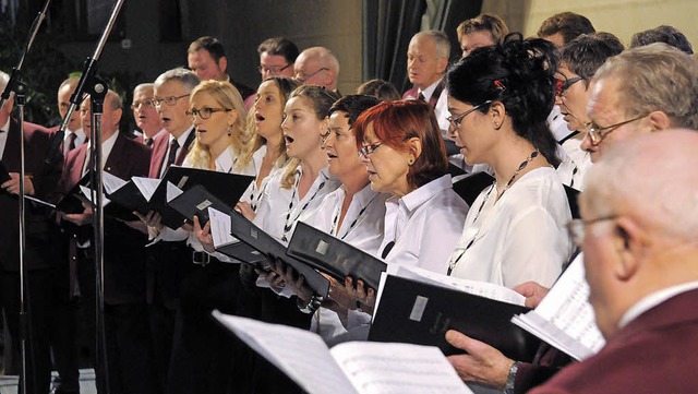 &#8222;Concordia&#8220; heit Einigkei...er einig sind, hrte man am Samstag.    | Foto: Wolfgang Knstle