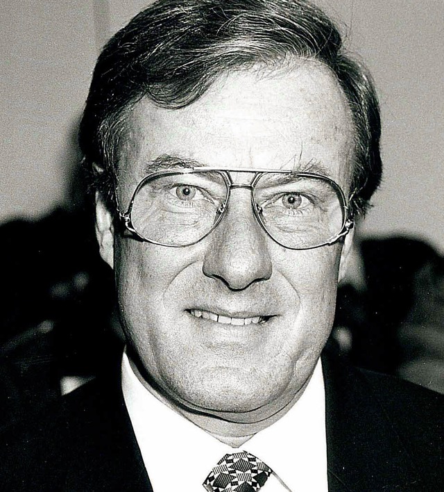 Horst Kiefert: ab 1994 Baubrgermeister von Offenburg   | Foto: archivfoto: Heck