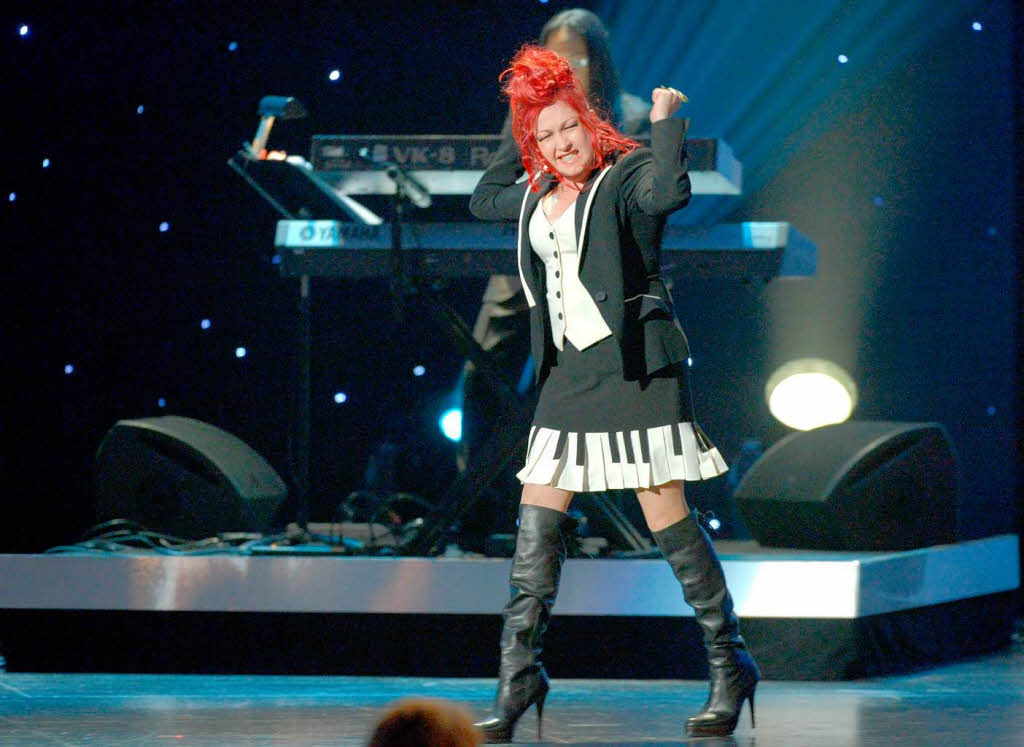 Cyndi Lauper hat sich fr ihr Album „Kinky Boots“ auch einen Grammy abholen knnen.