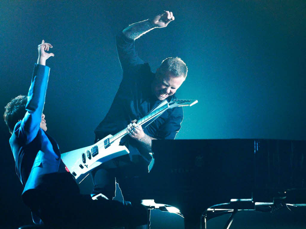 Pianist Lang Lang und Metallica sind gemeinsam aufgetreten.