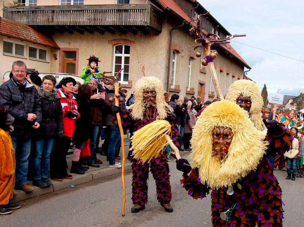 Beim Jubiläumsumzug der Freiämter Wurzelgeister herrschte beste Stimmung. Beim Jubiläumsumzug der Freiämter Wurzelgeister herrschte beste Stimmung.