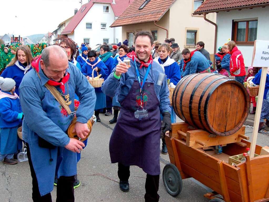 Beim Jubiläumsumzug der Freiämter Wurzelgeister herrschte beste Stimmung. Beim Jubiläumsumzug der Freiämter Wurzelgeister herrschte beste Stimmung.