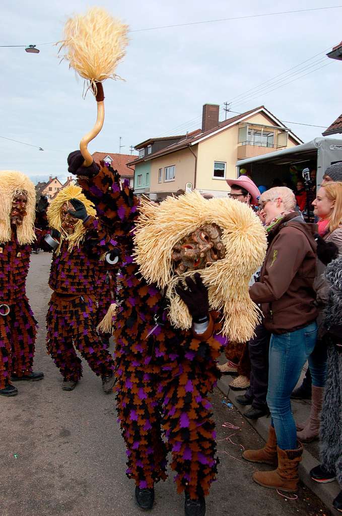 Beim Jubiläumsumzug der Freiämter Wurzelgeister herrschte beste Stimmung. Beim Jubiläumsumzug der Freiämter Wurzelgeister herrschte beste Stimmung.