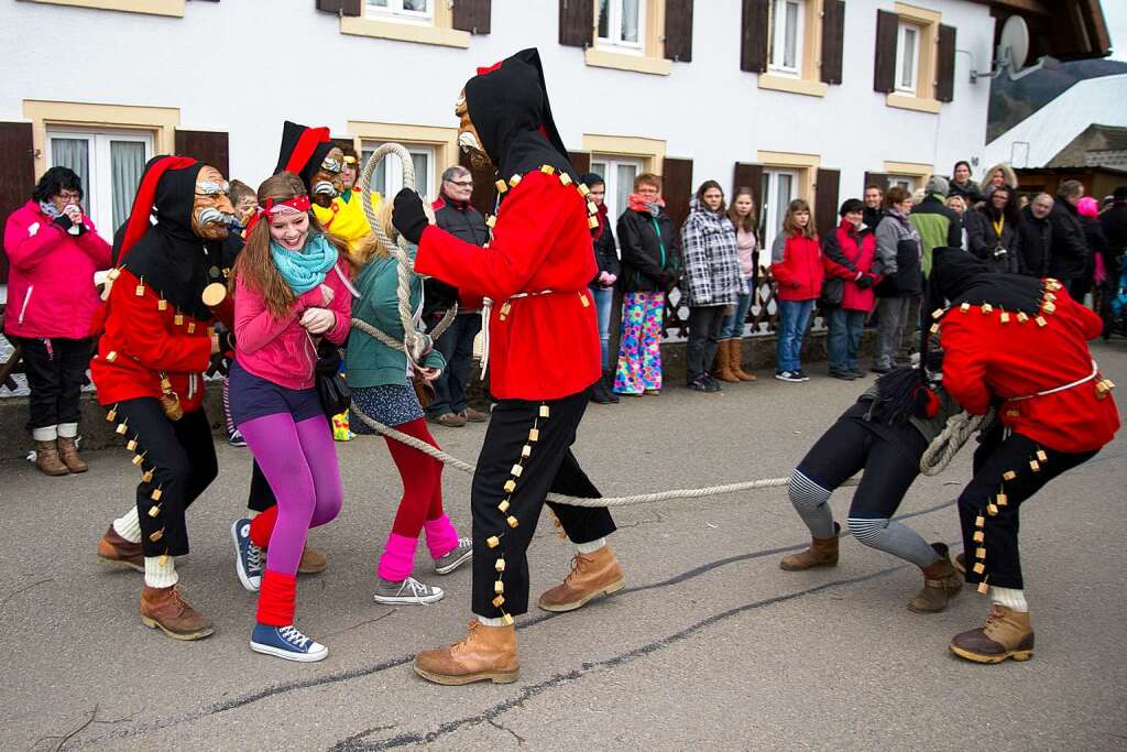 Es  waren auch diesmal wieder junge  Damen...