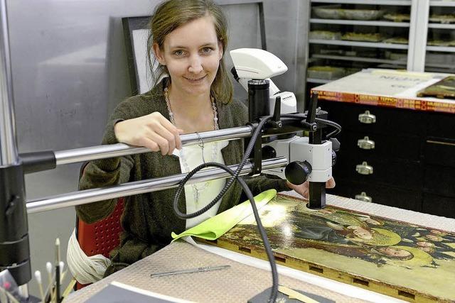 Diffiziler Job: Die Restauration des Staufener Altars im Augustinermuseum